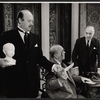 Charles Boyer [right] and unidentified others in the stage production Lord Pengo