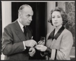 Charles Boyer and Agnes Moorehead in the stage production Lord Pengo