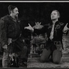 Alfred Drake [right] and unidentified in the stage production Lorenzo