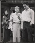 James O'Rear, Warren Beatty and unidentified in the stage production A Loss of Roses