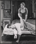 Warren Beatty and Betty Field in the stage production A Loss of Roses