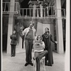 Sean Barker, Dale Soules, Irene Cara [center] and unidentified others in the stage production Lotta