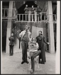 Sean Barker, Dale Soules, Irene Cara [center] and unidentified others in the stage production Lotta