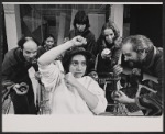 Dale Soules [center] and unidentified others in the stage production Lotta