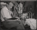 Arthur Kennedy, Kimetha Laurie and Renne Jarrett in the stage production The Loud Red Patrick