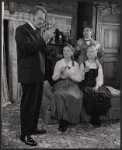 Arthur Kennedy, David Wayne, Nancy Devlin and Peggy Maurer in the stage production The Loud Red Patrick