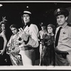 Liz Torres, Jaime Sanchez, Harvey Solin, Josip Elic and unidentified in the stage production Louis and the Elephant