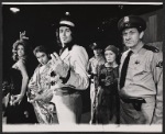 Liz Torres, Jaime Sanchez, Harvey Solin, Josip Elic and unidentified in the stage production Louis and the Elephant