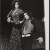 Liz Torres and Harvey Solin in the stage production Louis and the Elephant
