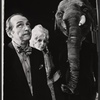 Scene from the stage production Louis and the Elephant