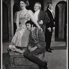 Virginia Vestoff, Nick Ullett [seated], Tony Hendra and Michael O'Sullivan in the stage production Love and Let Love