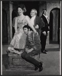 Virginia Vestoff, Nick Ullett [seated], Tony Hendra and Michael O'Sullivan in the stage production Love and Let Love