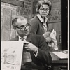 Laurence Hardy and Corinne Conley in the stage production Love and Libel
