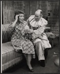 Roberta Kinnon and Leo Leyden in the stage production Love and Libel