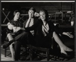 Marcia Rodd, Hal Buckley and Kathleen Nolan in rehearsal for the stage production Love in E Flat