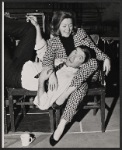 Hal Buckley and Kathleen Nolan in rehearsal for the stage production Love in E Flat