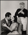 James Pritchett, Carol Hebald and Dorothy Peterson in the stage production The Love of Two Hours