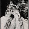 Jane White, William Bogert [right], Richard Jordan and unidentified in the 1965 New York Shakespeare stage production Love's Labor's Lost
