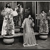 Charles Siebert, Lawrence Pressman [left] and unidentified others in the American Shakespeare Festival stage production Love's Labors Lost