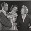 Donald Cook, Glenda Farrell and unidentified in the stage production Lovely Star, Good Night