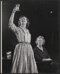 Glenda Farrell [right] and unidentified in the stage production Lovely Star, Good Night