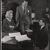 Glenda Farrell, Donald Cook and unidentified in the stage production Lovely Star, Good Night