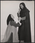 Vivian Nathan and Hurd Hatfield in the stage production The Lovers