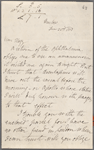 Letter signed to Thomas Jefferson Hogg, 22 January 1818