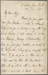 Autograph letter signed to Thomas Jefferson Hogg, 22 January 1818