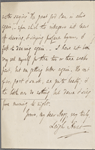 Autograph letter signed to Thomas Jefferson Hogg, 22 January 1818