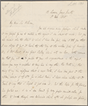 Autograph letter signed to Sir William Knighton, 8 February 1818