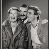 Barbara Bel Geddes, Robert Darnell and Gene Wilder in publicity photo for the Broadway production of Luv