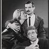 Barbara Bel Geddes, Robert Darnell and Gene Wilder in publicity photo for the Broadway production of Luv