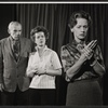 Jessica Tandy [right] and unidentified others in rehearsal for the 1961 American Shakespeare Festival production of Macbeth
