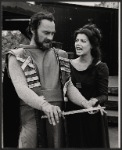 Michael McGuire and Ellen Holly in publicity for the stage production Macbeth