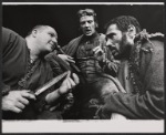 Christopher Walken [center] and unidentified others in the 1974 New York Shakespeare production of Macbeth