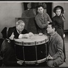 Nancy Malone, Charles Laughton, Eli Wallach, Burgess Meredith and Glynis Johns in rehearsal for the 1956 B'way revival of G. B. Shaw's Major Barbara