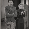 Eli Wallach and Glynis Johns in rehearsal for the 1956 Broadway revival of G. B. Shaw's Major Barbara