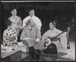 Kana Ishii, Cedric Hardwicke and unidentified others in rehearsal for the stage production A Majority of One