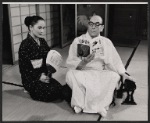 Kana Ishii and Cedric Hardwicke in the stage production A Majority of One