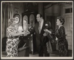 Robert Morley, Molly Picon and unidentified others in the London stage production A Majority of One