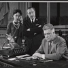 Neva Patterson, Sam Levene and Ralph Dunn in the stage production Make a Million