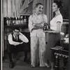 Sam Levene, Neva Patterson and unidentified in the stage production Make a Million