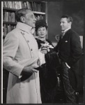 Karel Stepanek, Eileen Herlie and Whitfield Connor in the 1957 production of The Makropoulos Secret