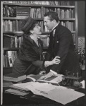 Eileen Herlie and Whitfield Connor in the 1957 production of The Makropoulos Secret 