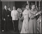 Whitfield Connor, Richard Morse, Karel Stepanek, Conrad Bain, Eileen Herlie and Nancy Malone in the 1957 production of The Makropoulos Secret 