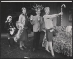Shawn McGill, Loretta Swit, Celeste Holm and Arsenio Trinidad in the 1967 National tour of the stage production Mame