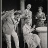 David Huddleston, Celeste Holm, Wesley Addy and Louise Kirtland in the 1967 National tour of the stage production Mame