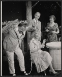 David Huddleston, Celeste Holm, Wesley Addy and Louise Kirtland in the 1967 National tour of the stage production Mame