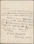 Autograph letter signed to Isabel Booth, 5 March 1818	